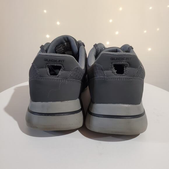 Skechers GO Walk Qualify Goga Mat Mesh Charcoal Black Sneakers Mens Size 8 Shoes - Picture 5 of 12